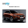 CAM RÜZGARLIĞI PLUS PEUGEOT 3008 16-19 NİKELLİ P1-019-001 SUNPLEX
