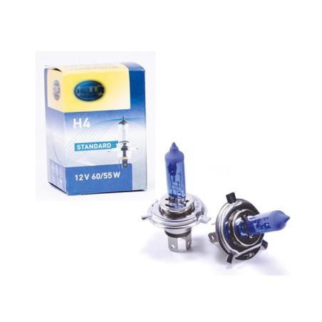 AMPÜL FAR BEYAZ IŞIK 12V H4 100-90W P43T HELLA H4 HLL-H4 İTHAL