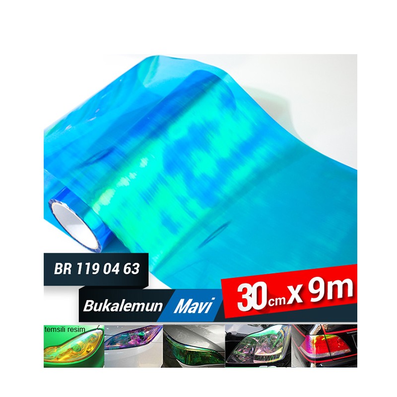 FAR STOP FİLMİ BUKALEMUN MAVİ 30CMX9M 1190463 CARUB