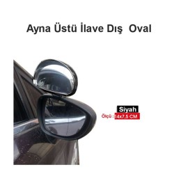 AYNA KÖR NOKTA EĞİTMEN AYNA ÜSTÜ İLAVE SİYAH BÜYÜK 0221181 CARUB