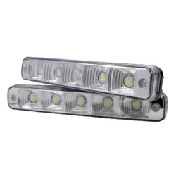 GÜNDÜZ LEDİ DİKDÖRTGEN 5 LEDLİ PLASTİK 190X30X45MM 0806001 KGN