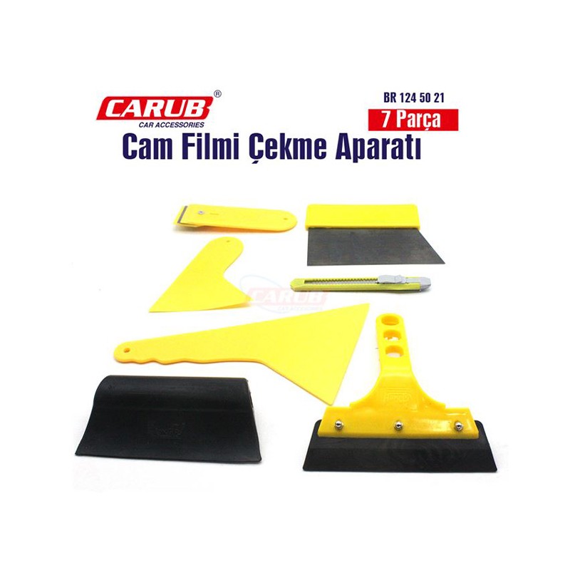 CAM FİLMİ ÇEKME APARATI 7 PARÇA SET 1245021 CARUB