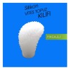 VİTES TOPUZU SİLİKON KILIF OVAL MASAJLI ŞEFFAF 6219610 CARUB