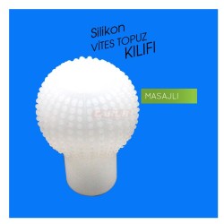 VİTES TOPUZU SİLİKON KILIF YUVARLAK MASAJLI ŞEFFAF 6219609 CARUB