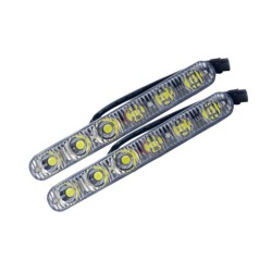 GÜNDÜZ LEDİ FARI DİKDÖRTGEN 6 LEDLİ METAL 170X20X40MM 0806074 KGN