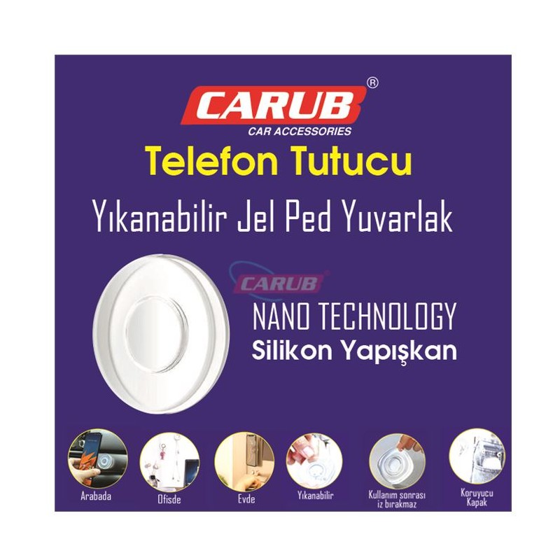 TELEFON TUTUCU TELEFONLUK JEL UNİVERSAL YUV. ŞEFFAF 5901060 CARUB