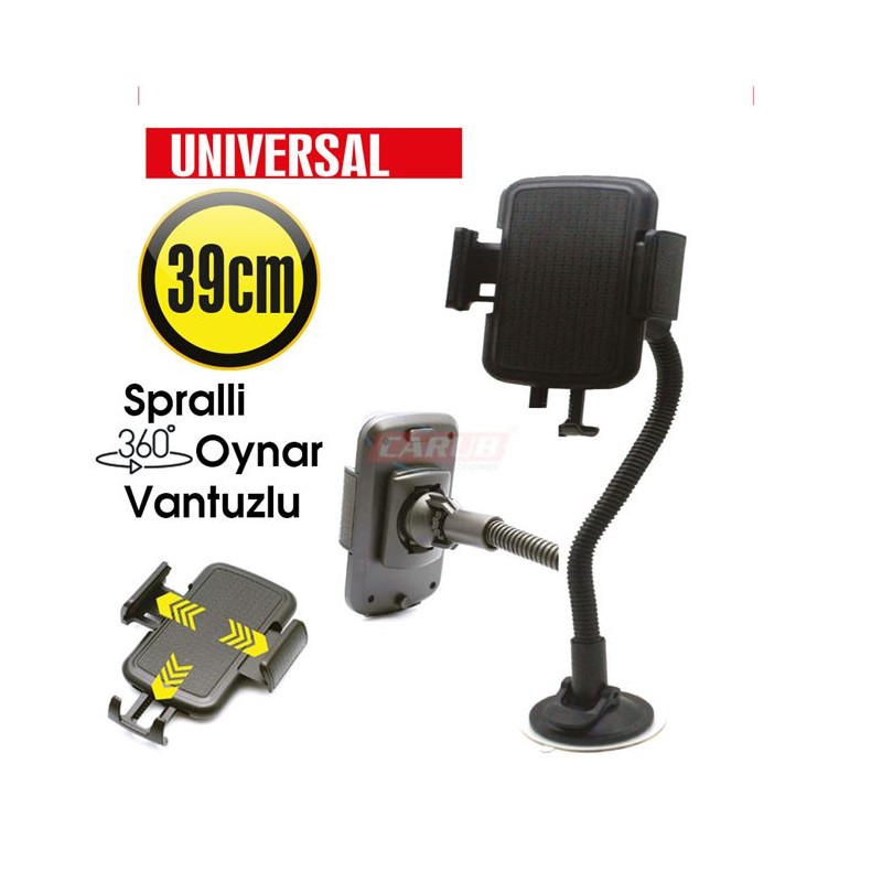 TELEFON TUTUCU TELEFONLUK VANTUZLU SPİRALLİ UZUN 39XM 360 OYNAR 590195