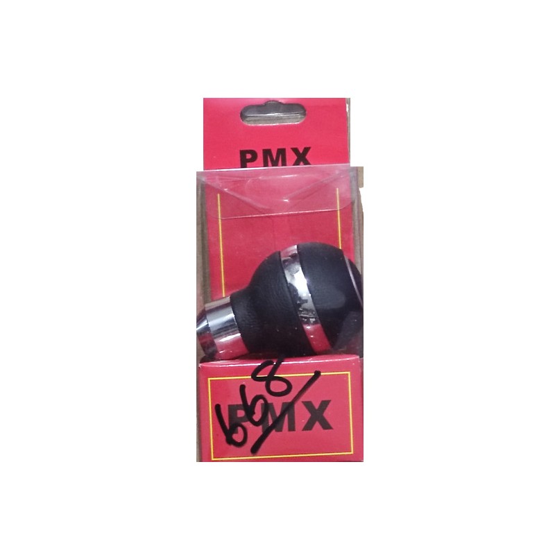 VİTES TOPUZU METAL GÖVDE YUVARLAK TİP KROMLU DERİLİ PMX 668S PMX