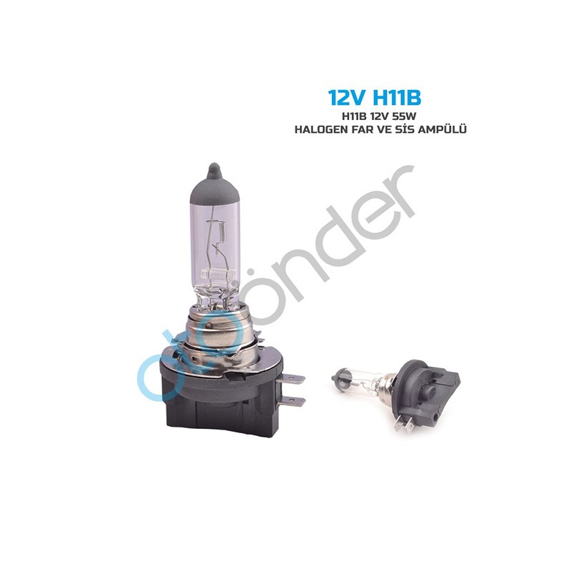 AMPÜL FAR HALOGEN 12V H11 55W SENTİNEL 12V H11B 12V-H11B SENTİNEL