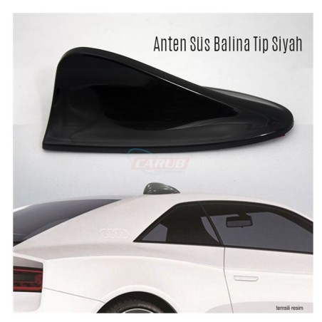 ANTEN BALİNA TİP SÜS SİYAH 0040941 CARUB