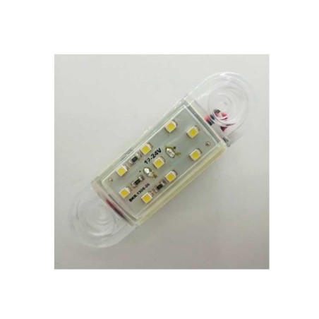 SİDE MARKER LAMBA ÇAMURLUK İÇİ - ARAÇ ALTI 12V 9 LED BEYAZ 85X25MM TAS