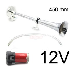 KORNA HAVA MOTORLU MARİNE TEK BORU KROM 12V 2751518 CARUB