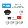 PARK SENSÖRÜ BUZZERLİ 4 GÖZLÜ BEYAZ SP B3 W SP-B3-W SENTİNEL