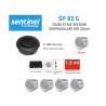 PARK SENSÖRÜ BUZZERLİ 4 GÖZLÜ GRİ S B3 G SP-B3-G SENTİNEL