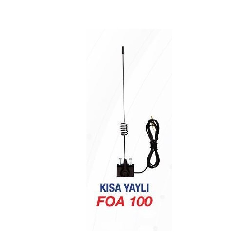 ANTEN OLUK TİP KISA YAYLI 35CM FOA 100 YES 135 TİP FOA-100 FLASH