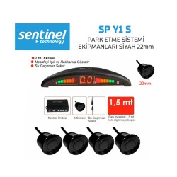 PARK SENSÖRÜ EKRANLI 4 GÖZLÜ SİYAH SP Y1-S SP-Y1-S SENTİNEL