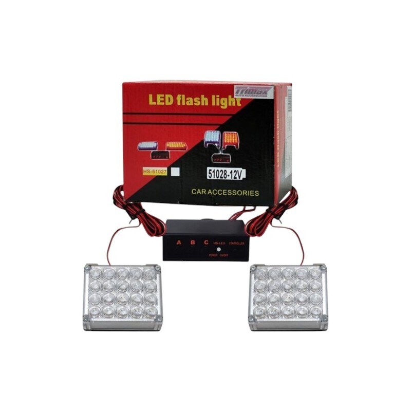 ÇAKAR LAMBA PANJUR İÇİ KARE 40 LEDLİ BEYAZ-BEYAZ 250296 CONSON