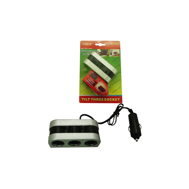 ÇAKMAK SOKETİ KABLOLU 3LÜ 1701701 CARUB