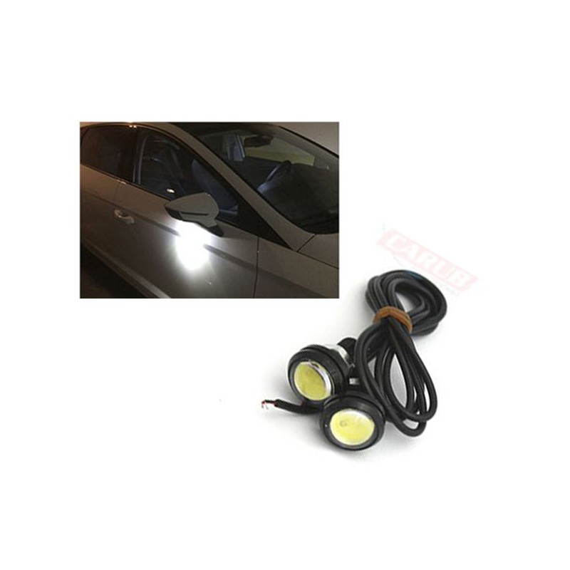 GÜNDÜZ LEDİ AYNA ALTI YUVARLAK KARTAL GÖZÜ 22MM TURUNCU 4621023 CARUB