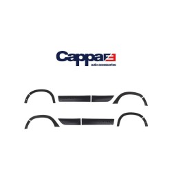 DODİK ABS DUSTER 2018 SONRASI 12PRÇ ÇAMURLUK + KAPILAR DÜZ DESEN CAPPA