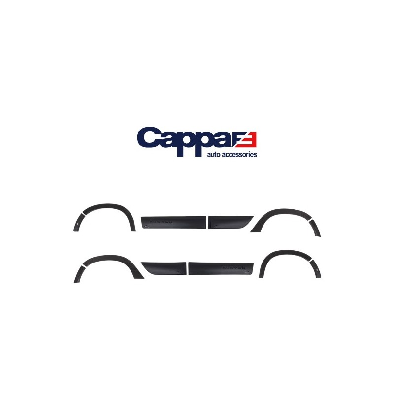 DODİK ABS DUSTER 2018 SONRASI 12PRÇ ÇAMURLUK + KAPILAR DÜZ DESEN CAPPA
