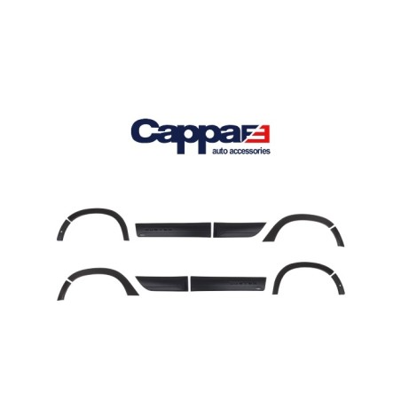 DODİK ABS DUSTER 2018 SONRASI 12PRÇ ÇAMURLUK + KAPILAR DÜZ DESEN CAPPA
