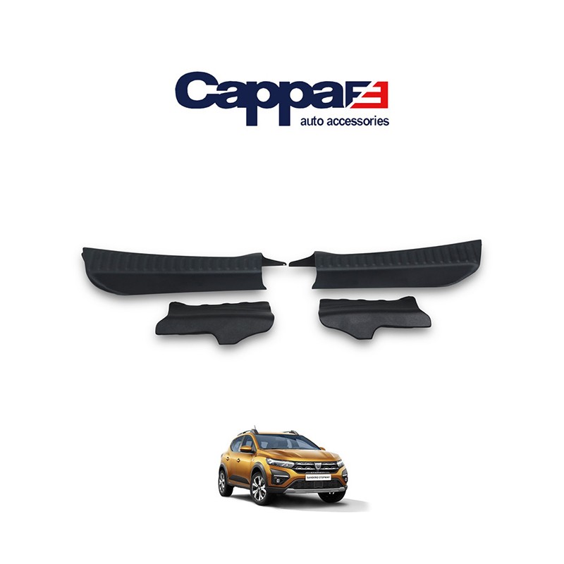 BAGAJ KAPAĞI KORUMA EŞİĞİ DACIA SANDERO 21 SONRASI 3 PARÇA CAPPAFE 442