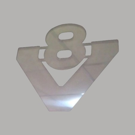 KROM SCANİA V8 YAZI KÜÇÜK KROM SCA29 ÜNLAKS