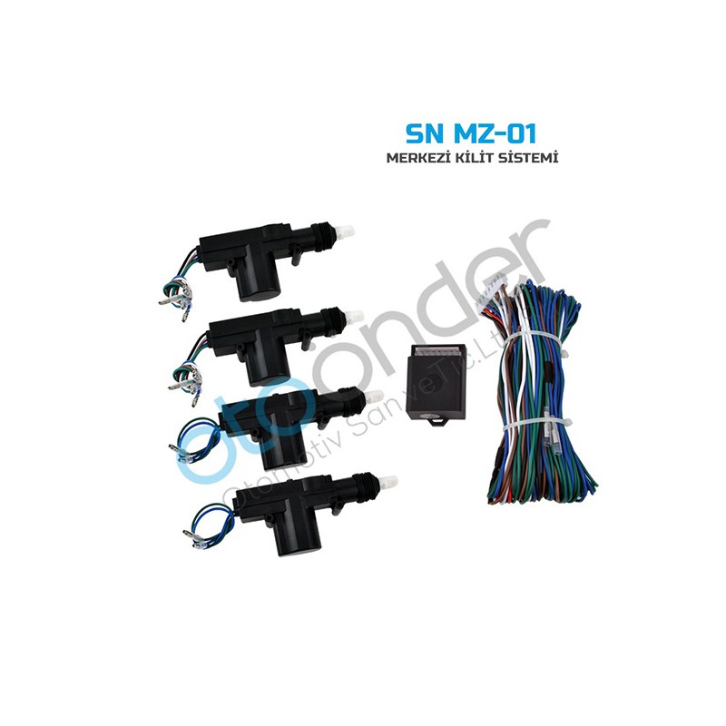 MERKEZİ KİLİT SET 4 KAPI 12V SENTİNEL SN MZ 01 SN-MZ-01 SENTİNEL