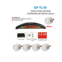 PARK SENSÖRÜ EKRANLI 24V 4 GÖZLÜ SİYAH SP Y1 SP-Y1-S-24V SENTİNEL