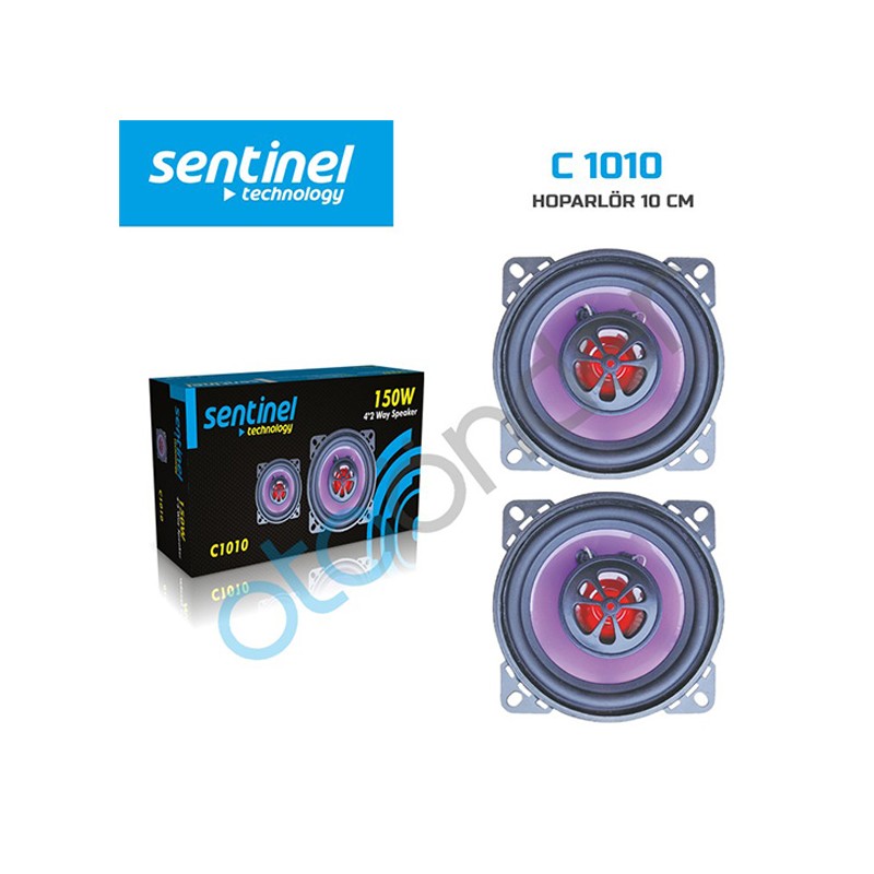 OTO HOPARLÖR YUVARLAK 10CM SENTİNEL C1010 C-1010 SENTİNEL