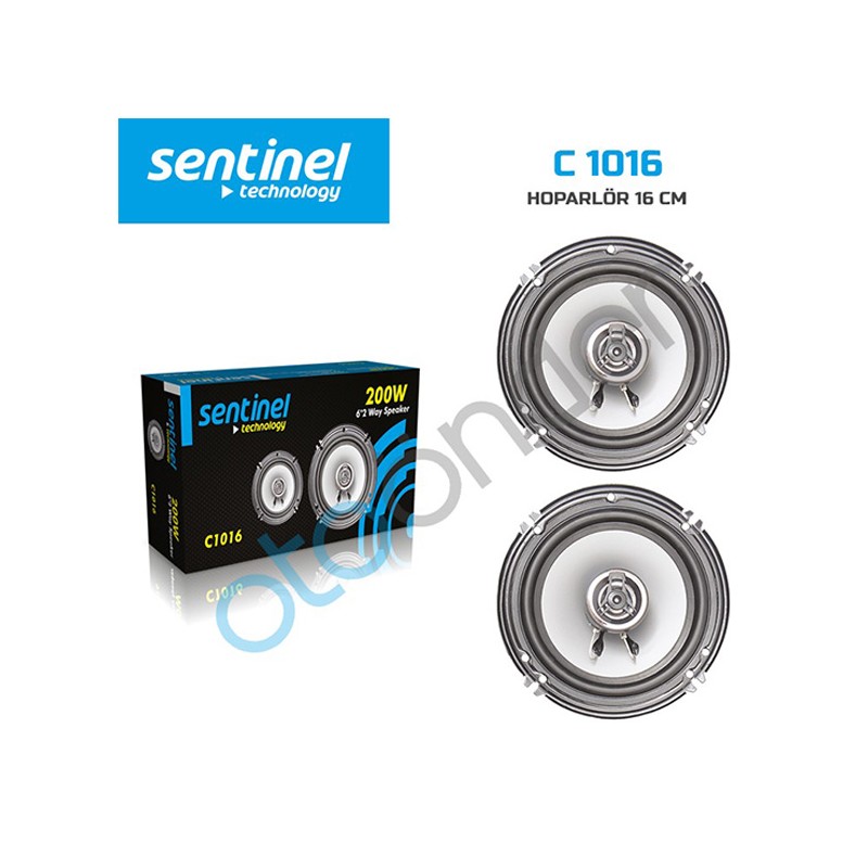 OTO HOPARLÖR YUVARLAK 16CM SENTİNEL C 1016 C-1016 SENTİNEL