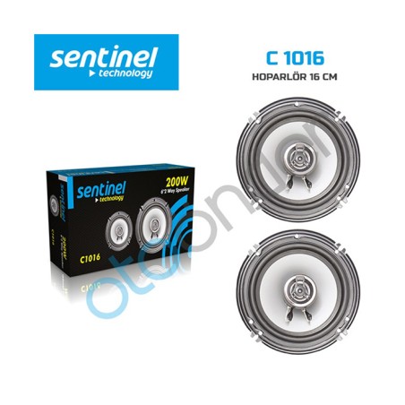 OTO HOPARLÖR YUVARLAK 16CM SENTİNEL C 1016 C-1016 SENTİNEL