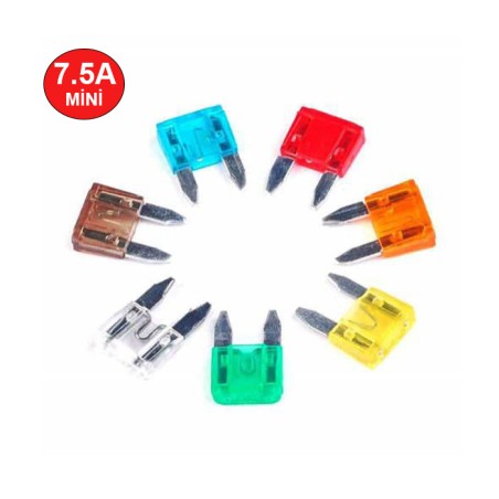SİGORTA BIÇAK MİNİ 7.5 AMPER BS M 7,5 BS-M-7,5 İTHAL