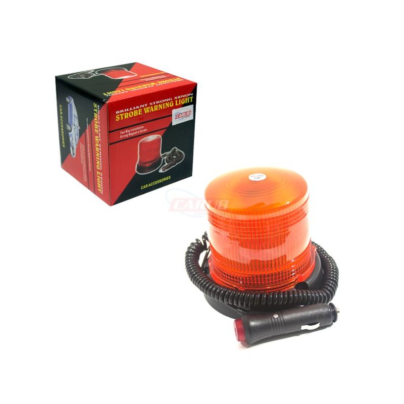 TEPE LAMBASI ÇAKARLI MIKNATISLI KÜÇÜK 12-24V SARI FLAŞLI 4202877 CARUB