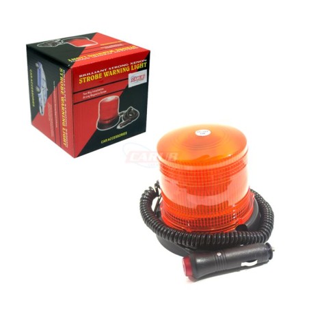 TEPE LAMBASI ÇAKARLI MIKNATISLI KÜÇÜK 12-24V SARI FLAŞLI 4202877 CARUB