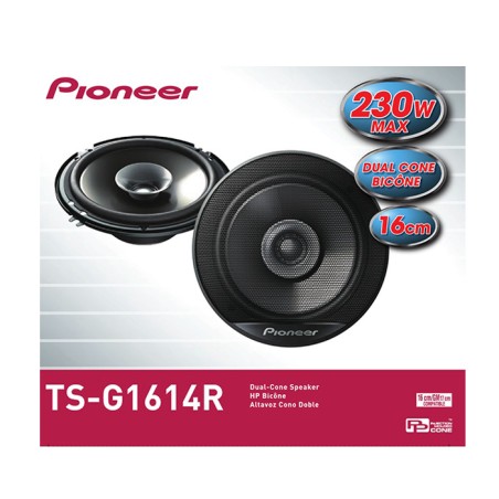OTO HOPARLÖR YUVARLAK PIONNER 16CM TS G1614R TS-G1614R PIONEER