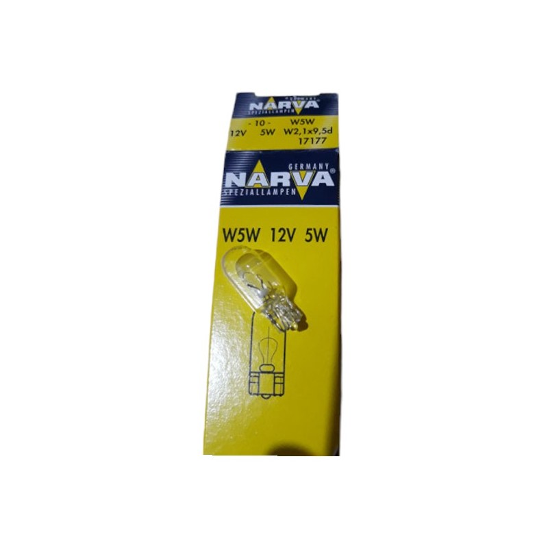AMPÜL NORMAL DİPSİZ T10 12V 5W POLAND NARVA 17177 NARVA