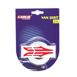 İKİLİ ŞERİT BANT KATANA KIRMIZI 5580129 CARUB