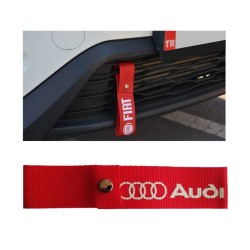 TAMPON ÇEKİ İPİ DİL AUDI KIRMIZI KUMAŞ AC021 1 AC021-1 YERLİ