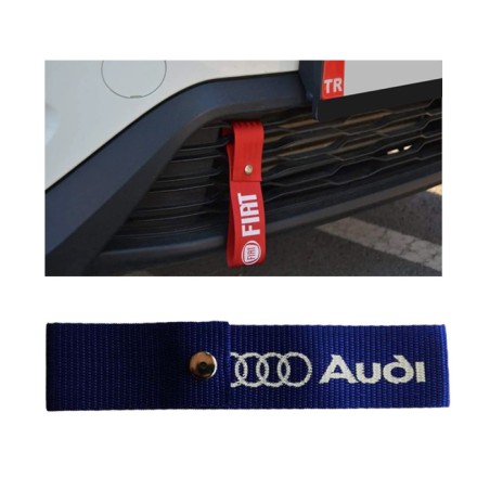 TAMPON ÇEKİ İPİ DİL AUDI MAVİ KUMAŞ AC021 2 AC021-2 YERLİ