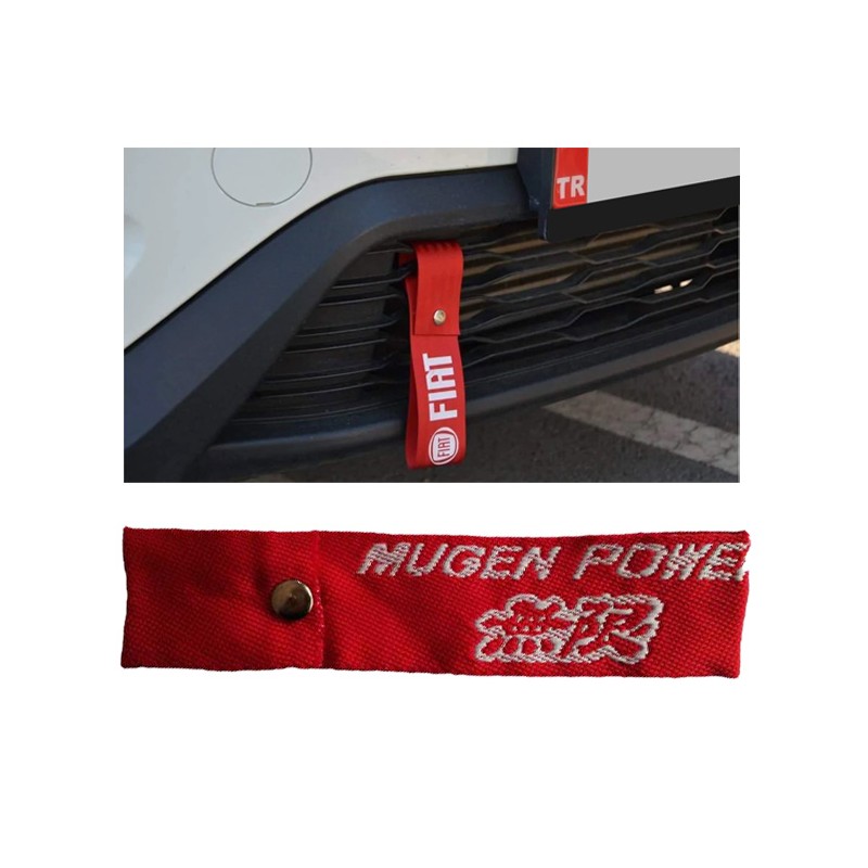 TAMPON ÇEKİ İPİ DİL MUGEN POWER KIRMIZI KUMAŞ AC021 19 AC021-19 YERLİ