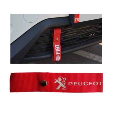 TAMPON ÇEKİ İPİ DİL PEUGEOT KIRMIZI KUMAŞ AC021 25 AC021-25 YERLİ