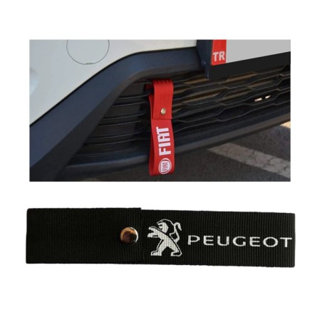 TAMPON ÇEKİ İPİ DİL PEUGEOT SİYAH KUMAŞ AC021 39 AC021-39 YERLİ
