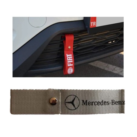 TAMPON ÇEKİ İPİ DİL MERCEDES BENZ GRİ KUMAŞ AC021 43 AC021-43 YERLİ