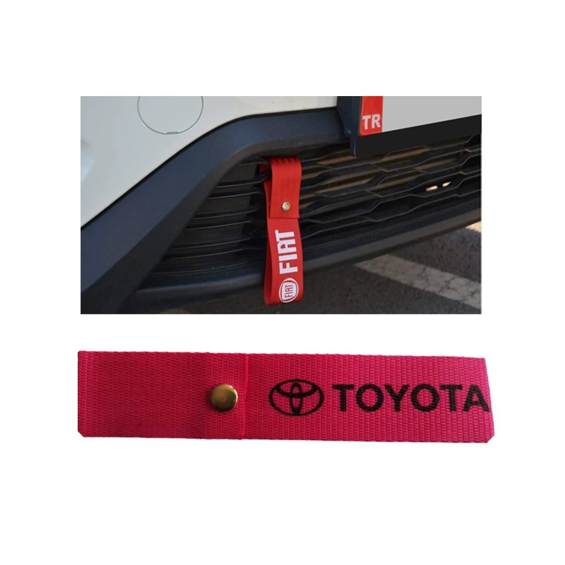 TAMPON ÇEKİ İPİ DİL TOYOTA PEMBE KUMAŞ AC021 48 AC021-48 YERLİ