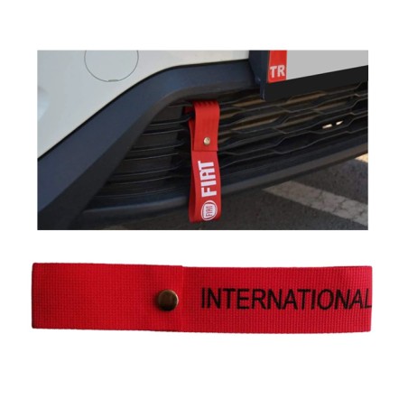 TAMPON ÇEKİ İPİ DİL INTERNATIONAL KIRMIZI KUMAŞ AC021 50 AC021-50 YERL