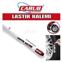 LASTİK YAZMA KALEMİ BEYAZ BİLYALI VAKUM 4621007 CARUB