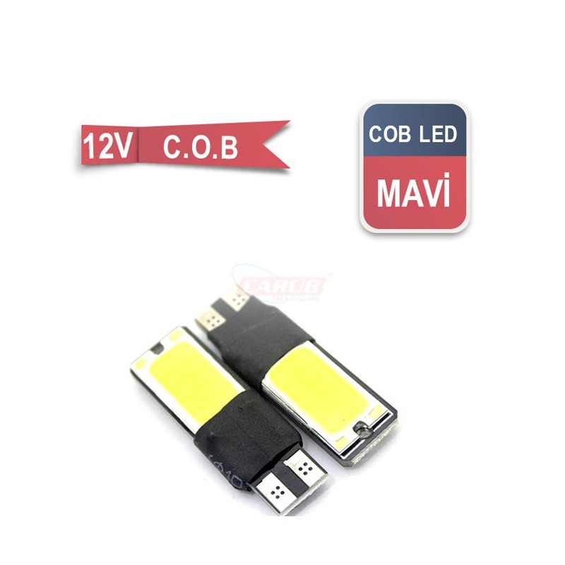 AMPÜL DİPSİZ LED 12V COB MAVİ 0405529 CARUB