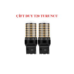 AMPÜL DİPSİZ LED 12V ÇİFT DUY 36 LED SMD CANBUS TURUNCU KGN 4504004 KG